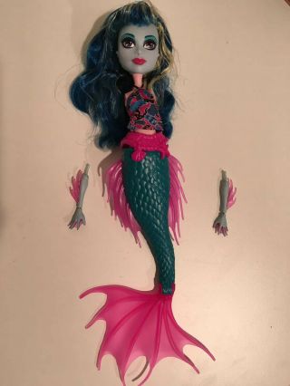 Monster High Create A Monster Siren Mermaid Girl Doll Cam Mattel Rare