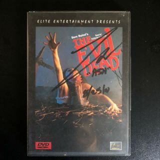 The Evil Dead Dvd Signed By Bruce Campbell Elite Entertainment Rare Oop