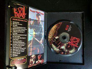 The Evil Dead DVD Signed by Bruce Campbell Elite Entertainment Rare OOP 3