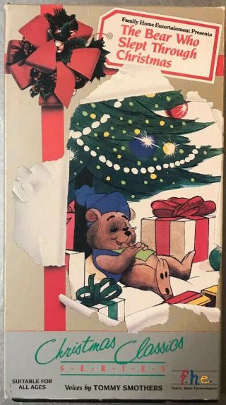 The Bear Who Slept Through Christmas (vhs 1987) Fhe Rare Lang Smothers