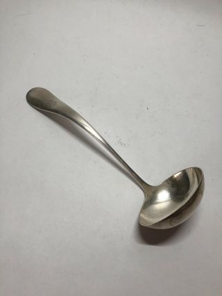 Antique Gorham Co Silver Plate Ladle Serving Spoon - Monogram " B " 10 "