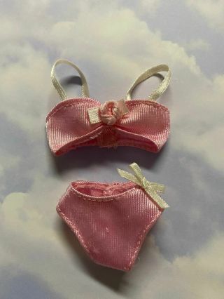 Vintage Barbie Pink Lingerie Set Underwear Panties & Bra