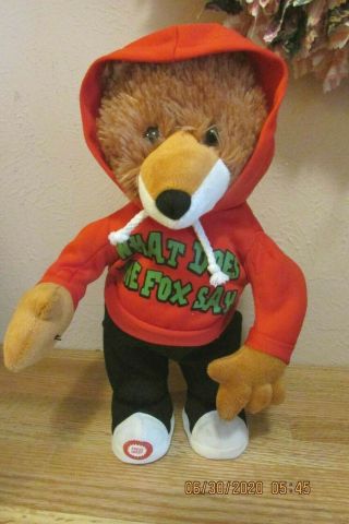 Rare - Cuddle Barn - Animated Plush Toy Sings Dances What Does The Fox Say