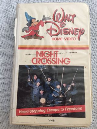 Walt Disney Night Crossing Vhs Rare