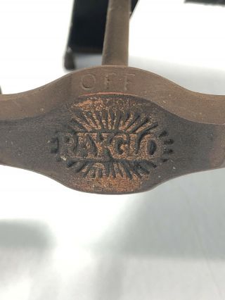 Antique Ray - Glo Ceramic Heater Ornate Design Rare 28 X 20 2