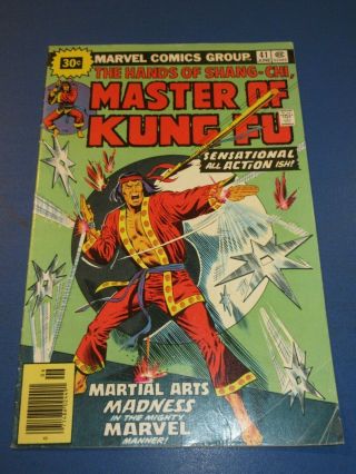 Master Of Kung Fu 41 Bronze Age 30 Cent Variant Vgf Wow Rare