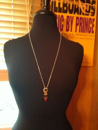 Prince Nude Tour Early Symbol Necklace Rare Prince Is Dead Androgyny 1992