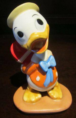 Rare Disney Wdcc Dewey Donald Duck Steps Out Ceramic Porcelain Figure Figurine