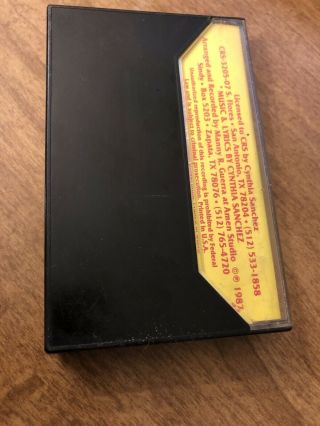 Sindy Por primera vez cassette Rare cassette zapata texas manny guerra 2