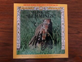 Rare " Lemmings " Blink - 182 Vinyl Signed By Mark Hoppus