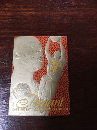 Kobe Bryant Rc Card 1996/97 Flair Showcase 23kt Gold Rc Very Rare /d 222/1996