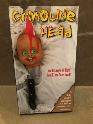 Crinoline Head Vhs Horror Sov Cult Killer Doll Rare