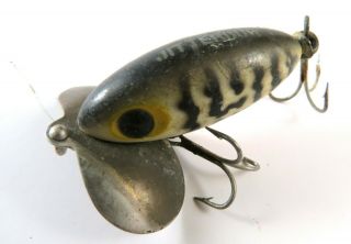 Vintage Fred Arbogast Jitterbug Fishing Lure,  1 3/4 " Long
