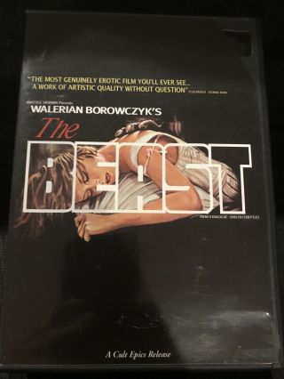The Beast (la Bete 1975) 3 - Disc Dvd Set From Cult Epics - Rare & Oop