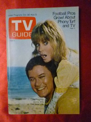 Los Angeles Metro October 30 Tv Guide 1971 Good Life Larry Hagman Glen Campbell