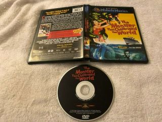 The Monster That Challenged The World Midnite Movies Dvd Rare Oop