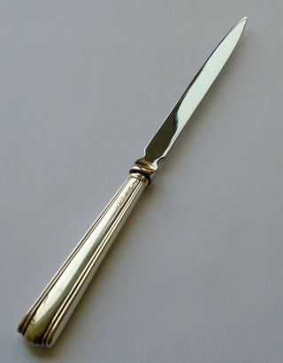 Josiah Williams & Co Hm Sterling Silver Handle Letter Opener Ldn 1936 George V