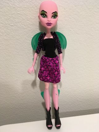 Monster High Create A Monster Pink Dragon Girl Doll Cam Mattel Rare