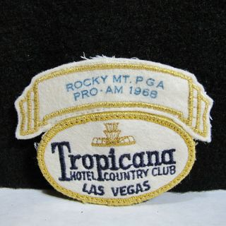1969 Vintage Golf Rocky Mountain Pga Tropicana Country Club Las Vegas Patch Rare