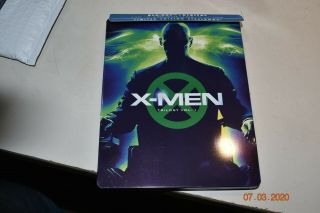 X - Men Trilogy Vol.  1 Steelbook [blu - Ray 2018] Patrick Stewart,  Hugh Jackman Rare