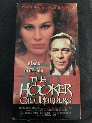 The Hooker Cult Murders Rare Horror Vhs Karen Black Htf