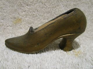 Vintage Antique Late 1800s - Early 1900s Shoe Pin Cushion