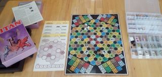 Titan - Rare Vintage 1982 Oop Board Game By Avalon Hill - Complete