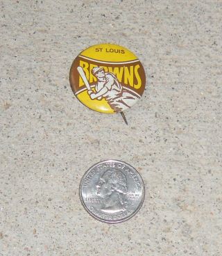 Rare Vintage St Louis Browns Pin Pinback Button Baseball