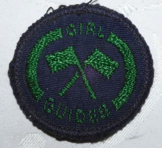 1930 Girl Guides - Signaller - Proficiency Badge Patch - 40 Mm - Antique