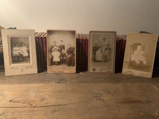 Antique Vintage Carte De Visite Victorian Photography Cdv Family Post - Mortem?