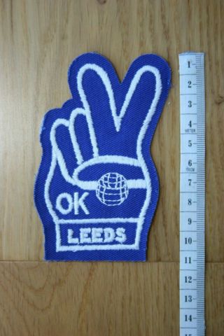 Leeds Football Club Vintage Patch Badge Very Rare 1970s