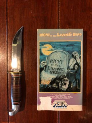 Night Of The Living Dead Media Home Entertainment Rare Vhs