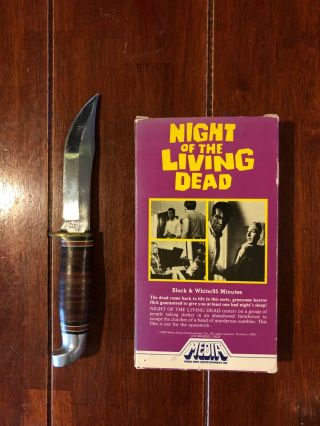 NIGHT OF THE LIVING DEAD Media Home Entertainment RARE VHS 2