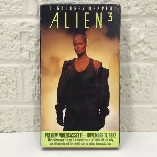 Rare‼ Promo‼ Alien 3 Vhs Sci - Fi • Vguc‼ Full Length Screener‼