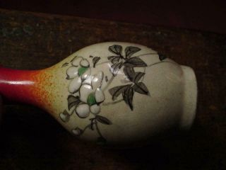 Antique Japanese Meiji Satsuma Pottery Miniature Vase