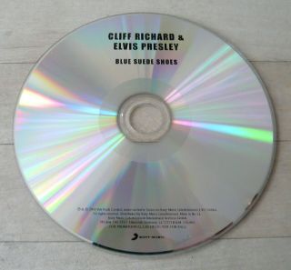 CLIFF RICHARD & ELVIS PRESLEY BLUE SUEDE SHOES Rare PROMO CD Single 2016 3