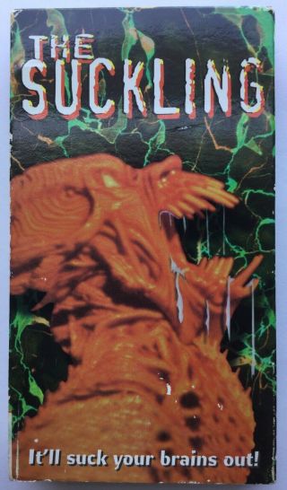 The Suckling Ultra Rare Horror Vhs Tape 1997 York Home Video Screener Mutant