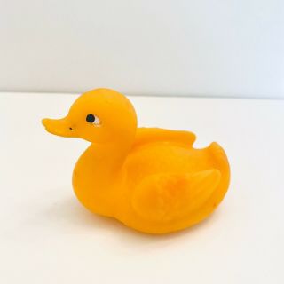 Rare Vintage 60s Made In England Combex Yellow Rubber Duck Adorable Duckie