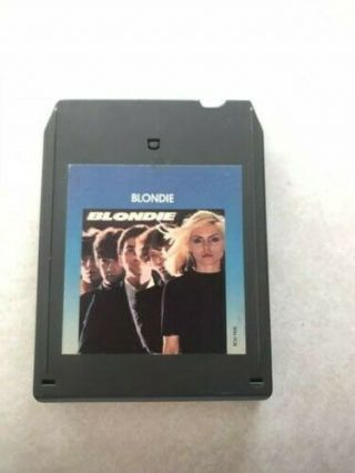 Blondie Self Titled Rare 8 Track Tape Plays Great