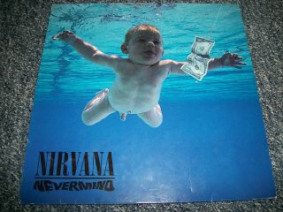 Nirvana Nevermind Rare Vinyl 1991 Lp Misprint Geffen Gef24425 Grunge