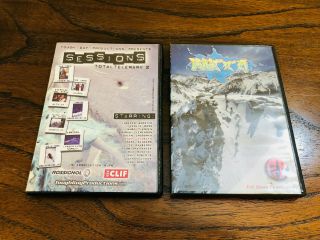 (2) I Ski Movies / Dvds Sessions Total Telemark V 5 Alpine Backcountry At Rare