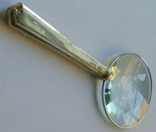 William Suckling Ld HM Sterling Silver Handle Magnifying Glass Sheffield 1928 2