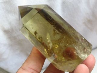 207g Rare Natural Gabbro Crystal With Golden Mica Point Healing J51