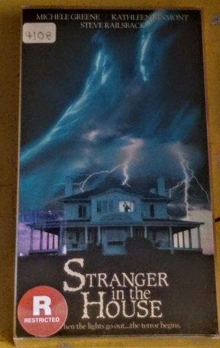 Stranger In The House Vhs Rare 90s Horror Thriller Suspence