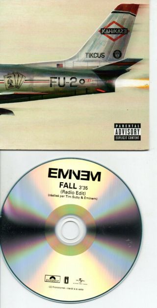 Eminem Rare French Promo Cds In Card Ps Fall