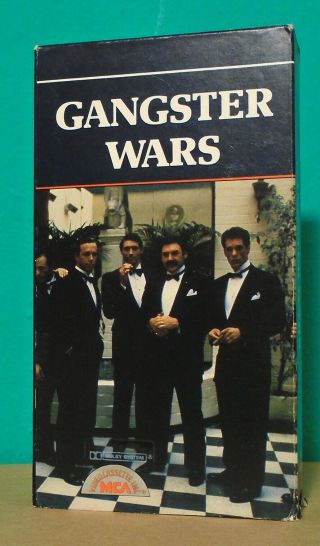 Gangster Wars Vhs - Very Rare 1981 Release - Mafia Movie 80 