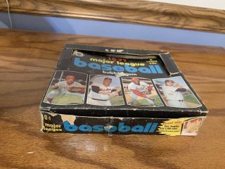 Rare 1971 O Pee Chee Baseball Wax Box Empty Bench Yaz Boog Gibson Pictured