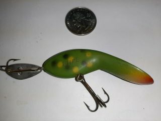 Rare Vintage Saint Croix Snipe,  Fishing Lure,  Frog Pattern