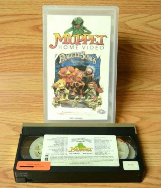 Vintage Muppets Home Video Fraggle Songs Volume One (vhs,  1983) Jim Henson Rare