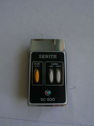 Vintage Ultrasonic Zenith Sc500 Color Tv Remote Control - - - Rare Unit